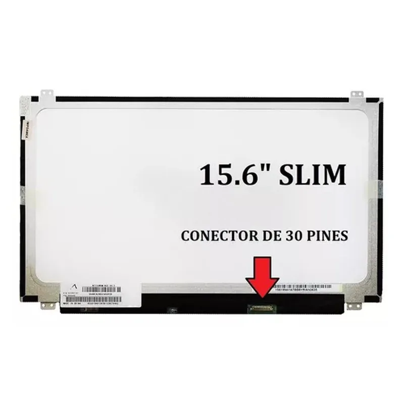 PANTALLA NT156WHM-N32,15.6 SLIM 1366x768 30 PIN, CON GANCHO