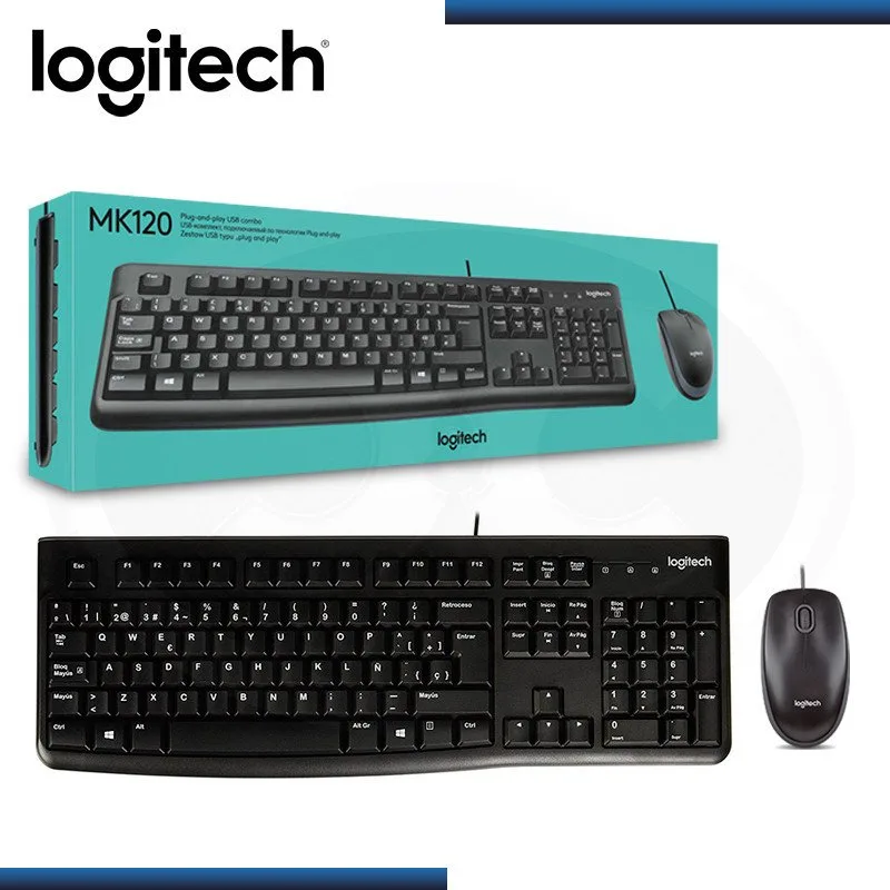 KIT LOGITECH MK120 TECLADO Y MOUSE