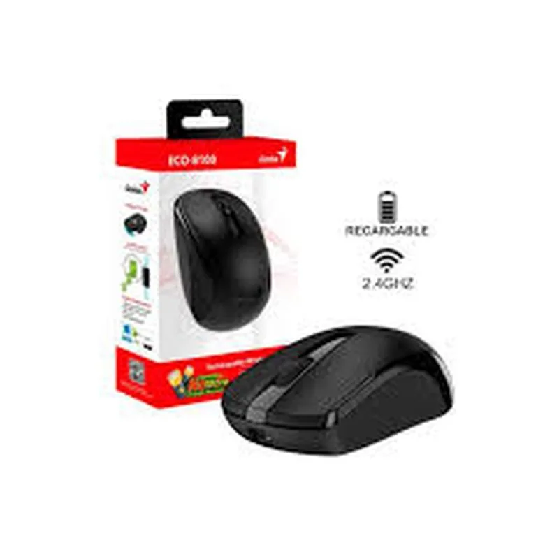 MOUSE GENIUS ECO-8100 INALAMBRICO RECARGABLE