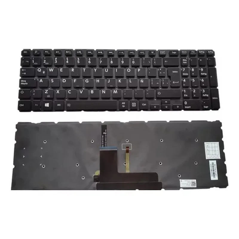 TECLADO TOSHIBA TO_ P55W / C55-C ILUMINADO US Black (294)