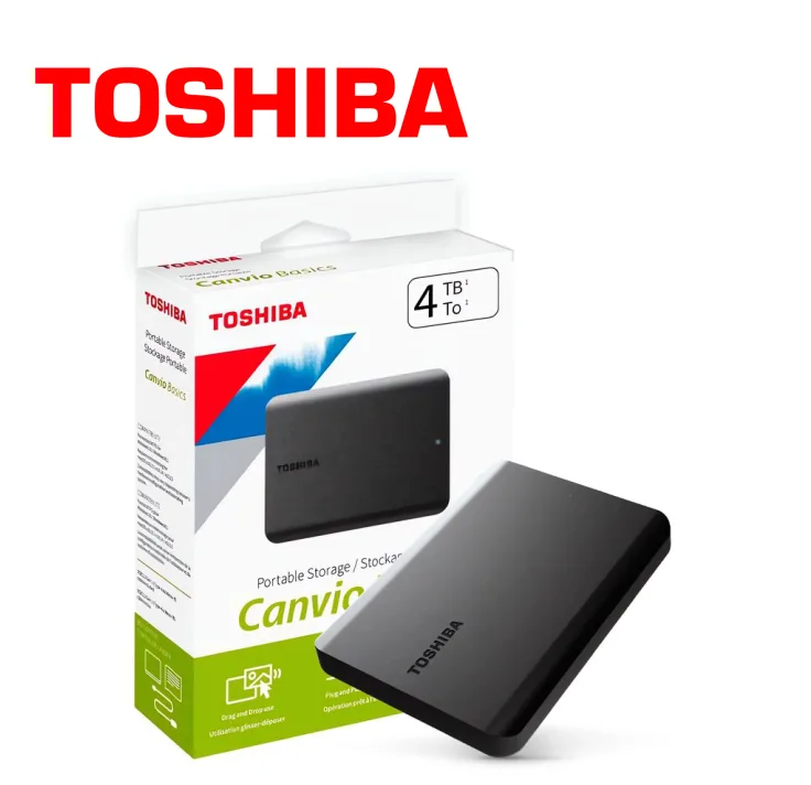 DISCO DURO EXTERNO TOSHIBA CANVIO 4 TB, USB 3.0, 2.5"