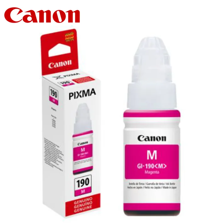 TINTA CANON GI-190M, MAGENTA, 70ML