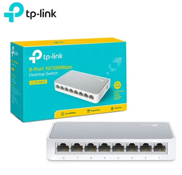 SWITCH TP-LINK TL-SF1008D 08 PUERTOS 10-100