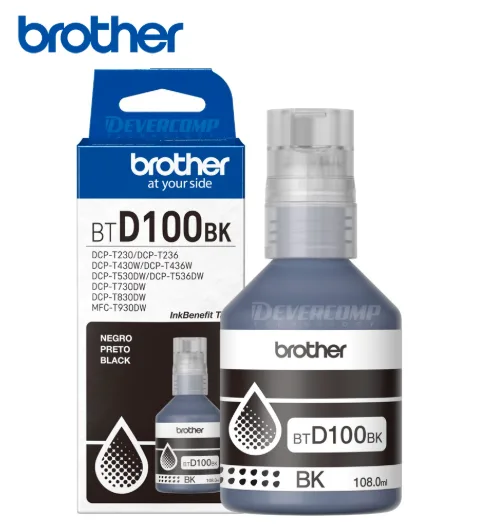 TINTA BROTHER BTD-100BK NEGRO, 108ML
