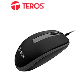 MOUSE TEROS TE-1222S, USB, 4 BOTONES