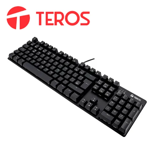 TECLADO MECANICO TEROS TE-4068BK GAMER