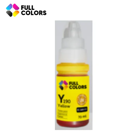 TINTA FULL COLORS PARA CANON GI-10-11 AMARILLO 70ML