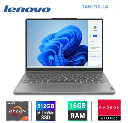 LAPTOP LENOVO RYZEN 7 7735HS, 16GB, 512GB, 14" OLED - 14RP10