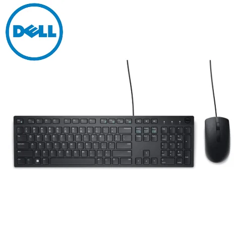 KIT DELL TECLADO Y MOUSE KM300C USB NEGRO